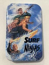 Rare 1993 Surf Ninjas movie button  (pinback 3 by 1.5'') L. Nielsen R. Schneider picture