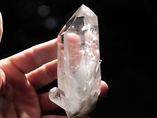 Larger VERY Translucent Quartz Crystal TWIN Brazil 204gr picture