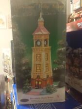 Heartland Valley Village Christmas Village Porcelain Clock Tower, 11