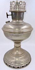 Antique ALADDIN Model 11 Center Draft Kerosene Lamp w/ Flame Spreader, Burner picture