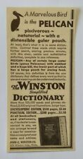 1932 Webster's Simplified Dictionary Advertisement John C. Winston Co. Philadelp picture