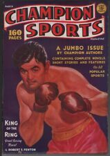 Champion Sports 1937 March, #1.     Pulp picture