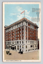 Postcard Hotel Fairfax in Norfolk Virginia VA, Vintage N19 picture
