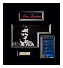 Jack London Autograph Clip Museum Framed Ready for Display picture
