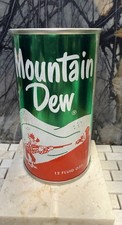 A1 Condition 1st Mountain Dew can *Pre-zip, Flat Top* RARE Investment Quality picture