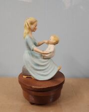 Goebel Rock A Bye Baby Rotating Music Figurine Brahms picture