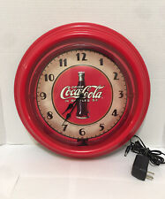 Retro Style 15”  Coca-Cola Neon Wall Clock picture