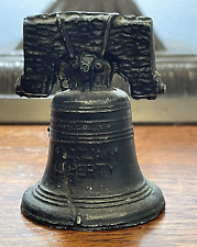 Vintage Liberty Bell Souvenir American Independence Philadelphia Iron Small picture