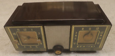 Vintage Radio Admiral Bakelite Tabletop Clock Radio, Model 5F32A t573 picture