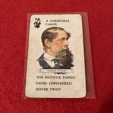Late 1800s Early 1900s Era CHARLES DICKENS Card, No #. Card F-G picture
