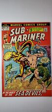 Sub-Mariner #54 (1972, Marvel) 1st Appearance of Lorvex High Grade 8.0 picture