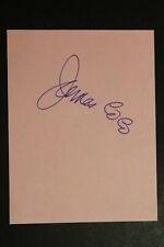 James Coco (d.1987) Italian Screen Actor Autographed Signed 4x6 Album Page  picture