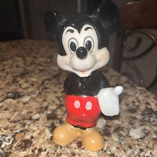 VINTAGE MICKEY MOUSE STATUE HAND PAINTED picture