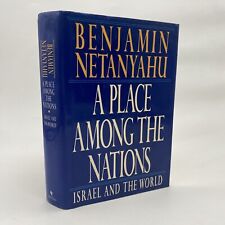 A Place Among the Nations INSCRIBED by PM Benjamin Netanyahu 1st Printing 1993 picture