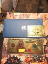 24k Gold Plated.extremely Rare.pam Anderson. Playboy Bill..limited. Exclusive picture