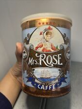 Mrs. Rose Caffe Macinato Espresso EMPTY Collectable Tin Can picture