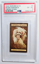 1924 TEOFANI & CO. CINEMA STARS #4 HELEN CHADWICK PSA 6 EX-MT picture