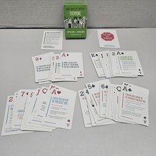 Stop the Virus Playing Cards HIV Awareness Information & Statistics New Deck picture