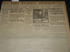 1908 AUGUST 30 THE BOSTON HERALD - CLEVELAND'S LAST MESSAGE TO NATION - BH 302 picture