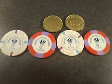 Vintage Grand Victoria Casino Elgin Illinois Chips And Coins From 1996. picture