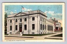 Cambridge OH-Ohio, U.S. Post Office Building, Antique Vintage c1917 Postcard picture