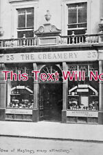 SX 3580 - The Creamery Shopfront, Hastings, Sussex c1908 picture