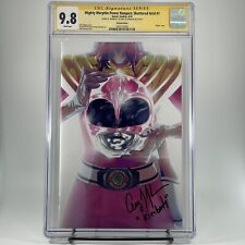 Mighty Morphin Power Rangers Shattered Grid #1 CGC 9.8 Signed By Amy Jo Johnson picture