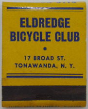 Eldredge Bicycle Club Tonawanda NY Matchbook Vintage Buffalo New York Cover picture