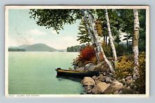Along The Shore, Rowboat c1916 Vintage Souvenir Postcard picture