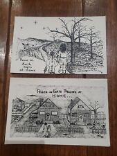 1988 Coalition Against Domestic Violence Peace on Earth Begins at Home Cards 12 picture