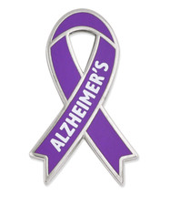 ALZHEIMER'S AWARENESS RIBBON PIN picture