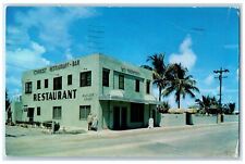 c1950's Chrest's Bar And Restaurant Building Roadside Dania Florida FL Postcard picture