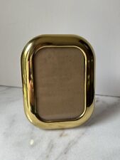 Vintage Brass Photo Frame Art Deco Style 5x6” For 4x5” Photo picture