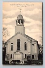 York ME-Maine, The Methodist Church, Religion, Antique Vintage Souvenir Postcard picture