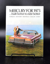 VTG 1973 Mercury Dealer Brochure / Catalog Marquis Monterey Montego Cougar Comet picture