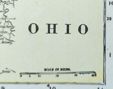 Vintage 1903 OHIO Map 14