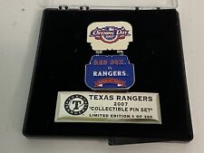 MLB Texas Rangers Red Sox BASEBALL 2007 OPENING DAY COLLECTIBLE PIN RARE 1/300. picture