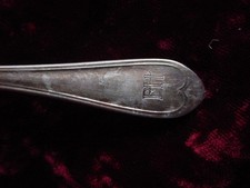 Threaded Oval pattern shellfish appetizer fork Parker House Hotel Boston Mass picture