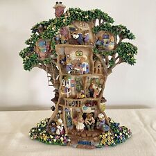 The Boyds Bears Tree House Wall Plaque Tabletop Sculpture Danbury Mint **READ ** picture