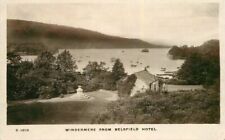 UK 1911 Lake District Windemere Belsfield Hotel RPPC Photo Postcard 21-10740 picture