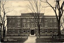1908. HIGH SCHOOL, NASHUA, NH. POSTCARD. RC13 picture