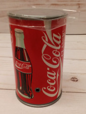 VTG 1997 Coca Cola Talking Can Savings Bank New Open Box tested works 2 AA batt picture