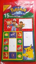 1996 Pokemon Giant Gift Tags. Christmas, Holiday Gifts, collectibles, & sealed picture