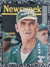 NEWSWEEK JULY 5, 1965 - SIGNED GEN. WESTMORELAND - ⭐⭐⭐⭐ picture