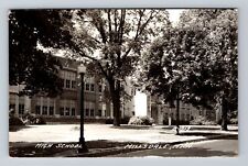 Hillsdale MI-Michigan, RPPC, High School, Souvenir, Vintage Postcard picture