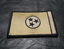 TENNESSEE STATE TN FLAG HOOK FASTENER PATCH (MTT1) picture
