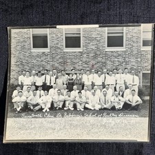 Vintage 1935 Dr Salsbury School Poultry Diseases Class Photo & Name Key Document picture