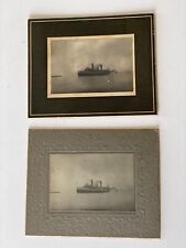A unique pair of old ship's maritime photos, a rare find of photographer tricks picture