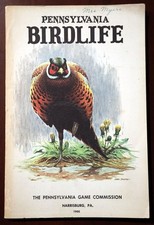 PENNSYLVANIA BIRDLIFE 1966 PA Game Commission Book NED SMITH Cover - Luttringer picture