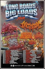 ARCHSPIRE UNDEATH CROWN MAGNETAR 2026 Tour Ltd Ed RARE Poster Deathcore Metal picture